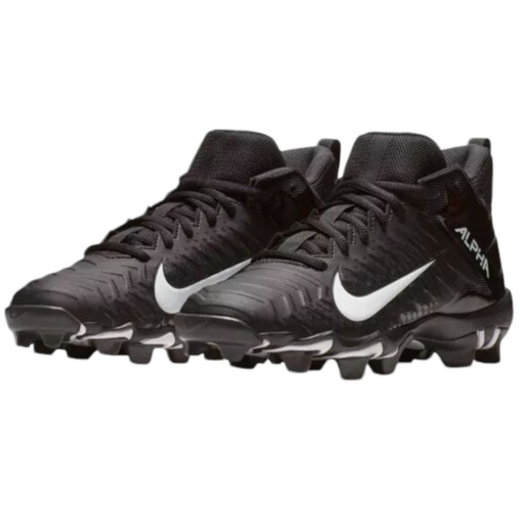 Nike Alpha Menace Shark 2 BV0146-001 Black Football Cleats Men\'s 9‎ Wide NWOT main image 9